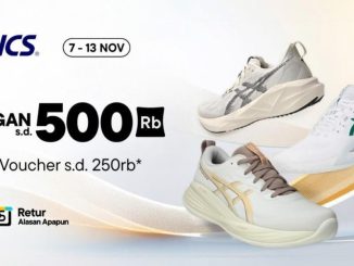 Promo ASICS di Blibli 11.11 Diskon 500K + Ekstra Voucher