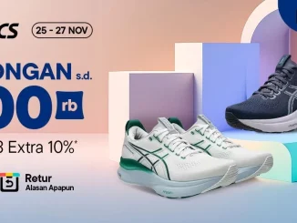 Promo ASICS di Blibli Payday! Hemat 500K + Ekstra Diskon 10% 3