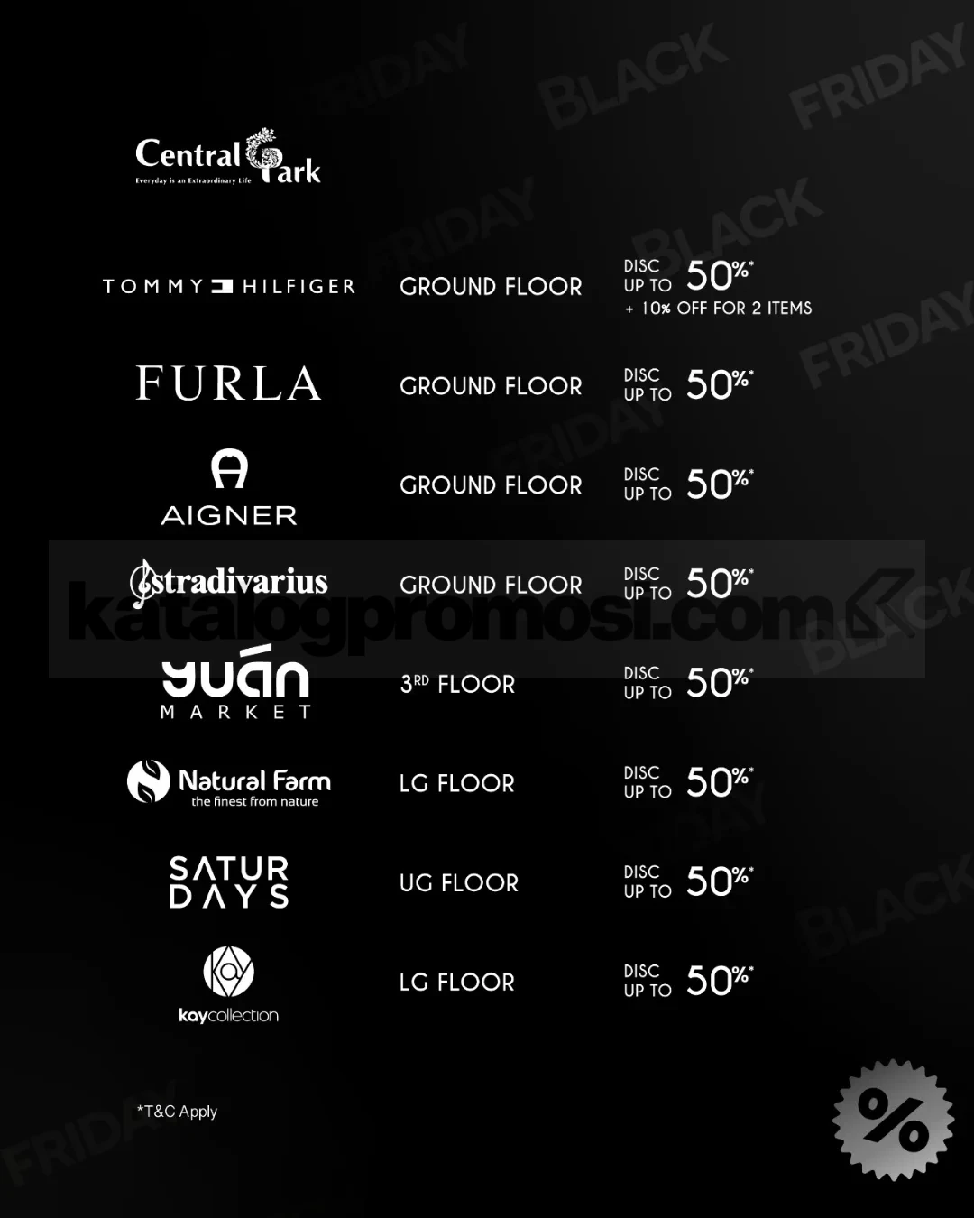 Promo Black Friday Central Park Mall Diskon hingga 80% Promo Black Friday Central Park Mall Diskon hingga 80%