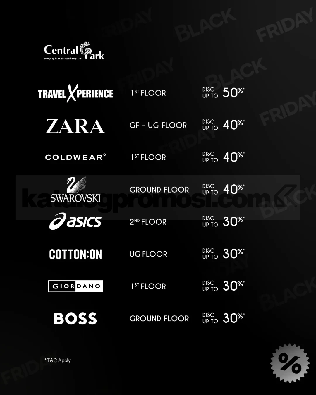 Promo Black Friday Central Park Mall Diskon hingga 80% Promo Black Friday Central Park Mall Diskon hingga 80%