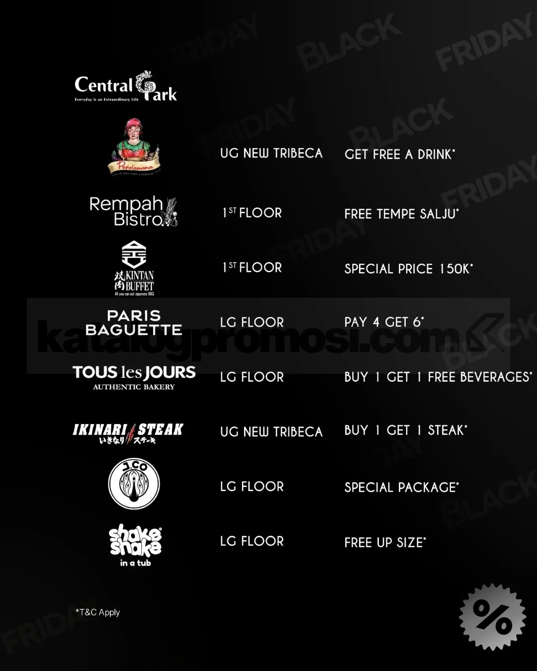 Promo Black Friday Central Park Mall Diskon hingga 80% Promo Black Friday Central Park Mall Diskon hingga 80%