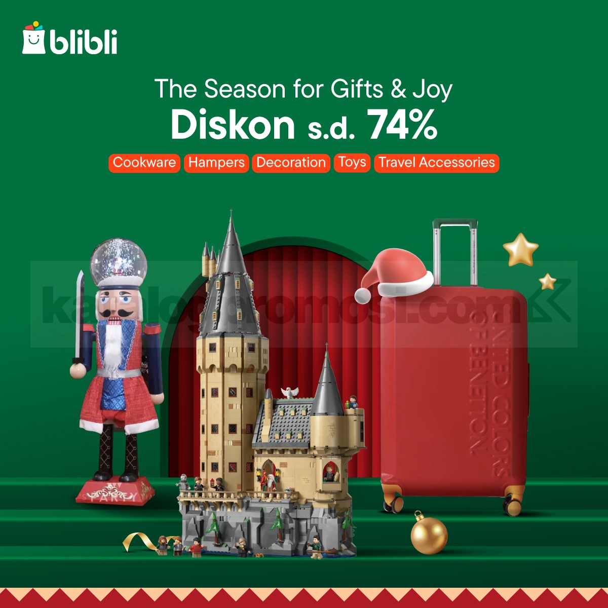 Promo Blibli Season for Gift & Joy! Diskon hingga 74%