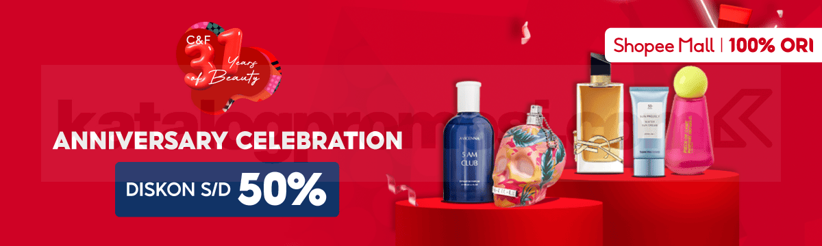 Promo C&F di Shopee Diskon hingga 50%