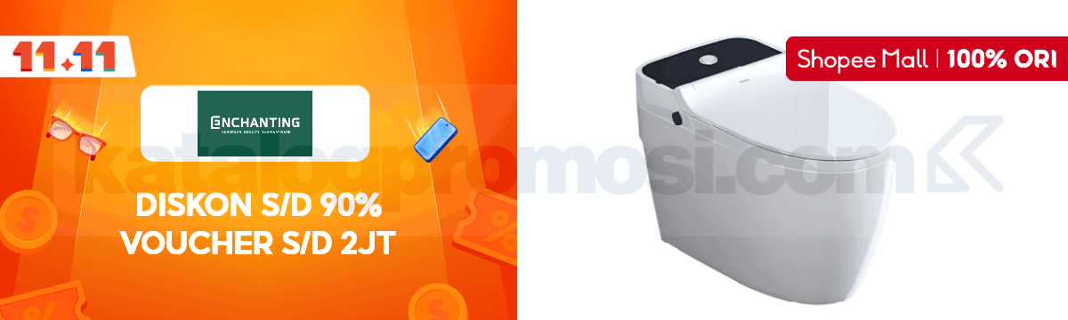 Promo Enchanting Shopee 11.11 Diskon 90% + Voucher hingga 2 Juta