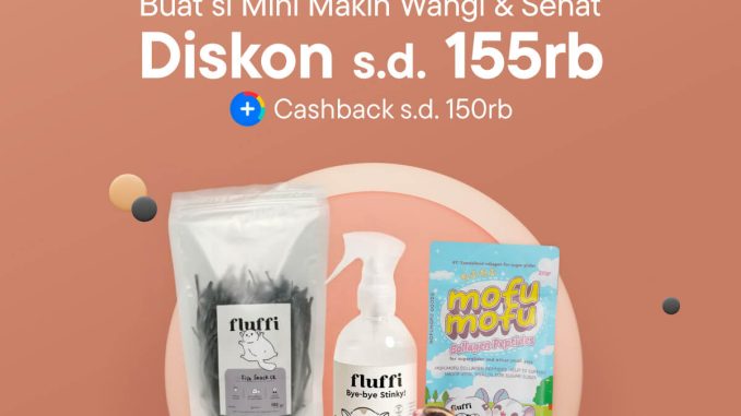 Promo Fluffi Sugar Glider Shop Blibli Cashback hingga 150K