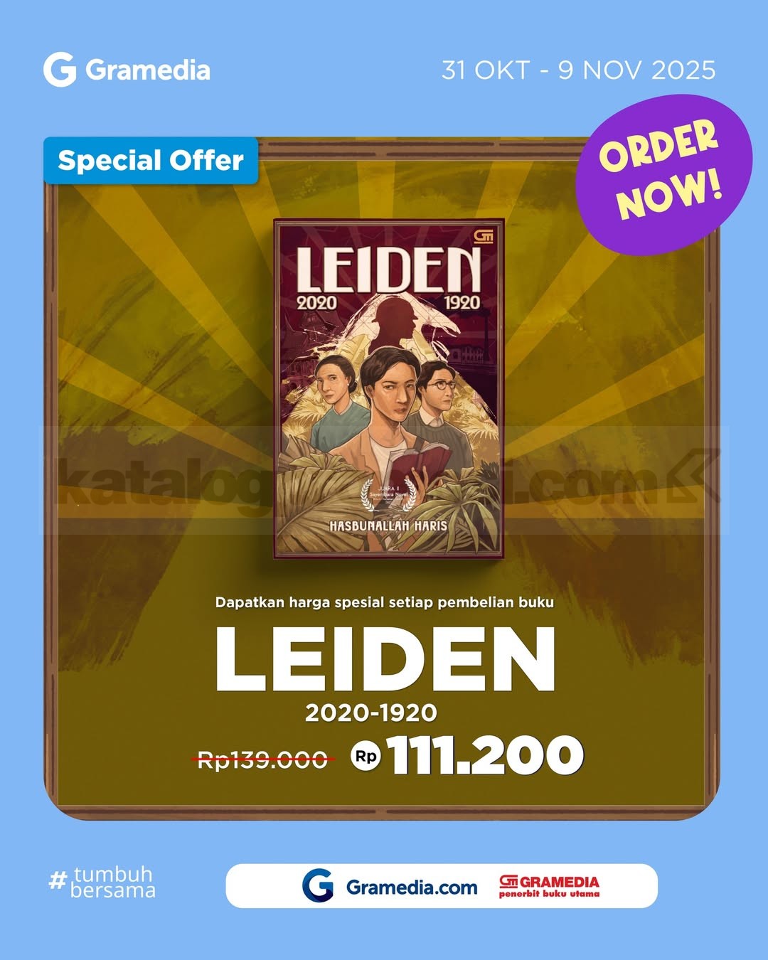 Promo Gramedia Buku Leiden 2020-1920 Harga Spesial! 