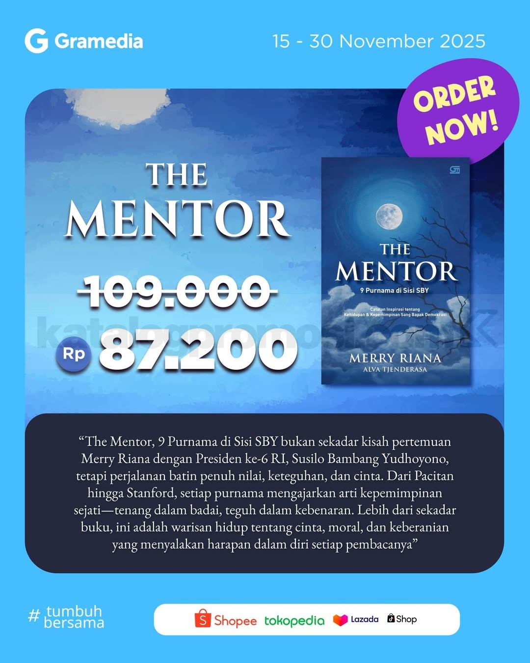 Promo Gramedia - Harga Spesial Buku The Mentor