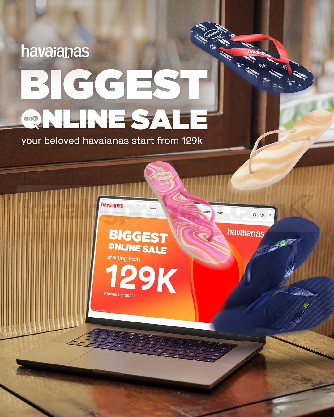 Promo Havaianas Biggest Online Sale di Shopee MULAI DARI 129K!