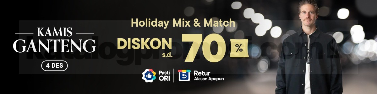 Promo Kamis Ganteng Blibli Diskon hingga 70% 
