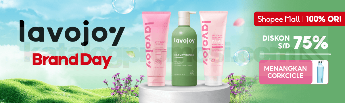 Promo Lavojoy Diskon hingga 75% di Shopee Brand Day