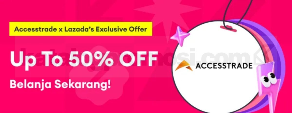 Promo Lazada's Exclusive Offer Diskon hingga 50%