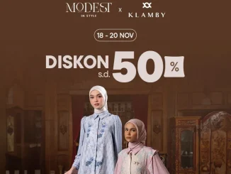 Promo Modest In Style x Klamby di Blibli Diskon hingga 50%