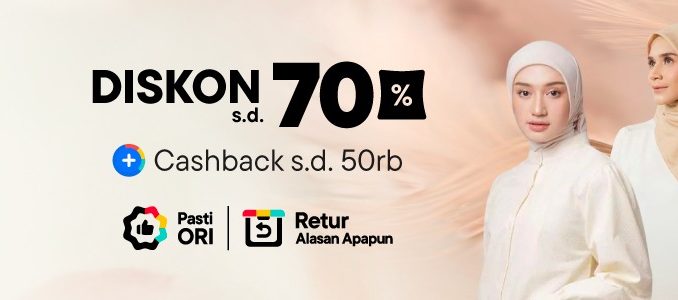Promo Modest In Style x Napocut di Blibli Diskon hingga 70%