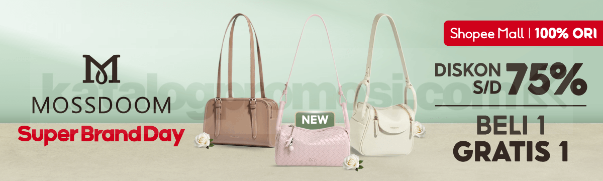 Promo Mossdoom Diskon hingga 75% + Beli 1 Gratis 1 di Shopee 