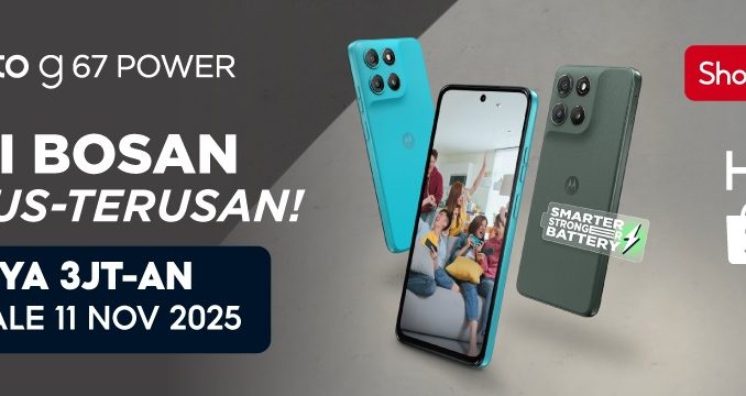 Promo Moto G67 Power 5G di Shopee hanya 3 Jutaan!