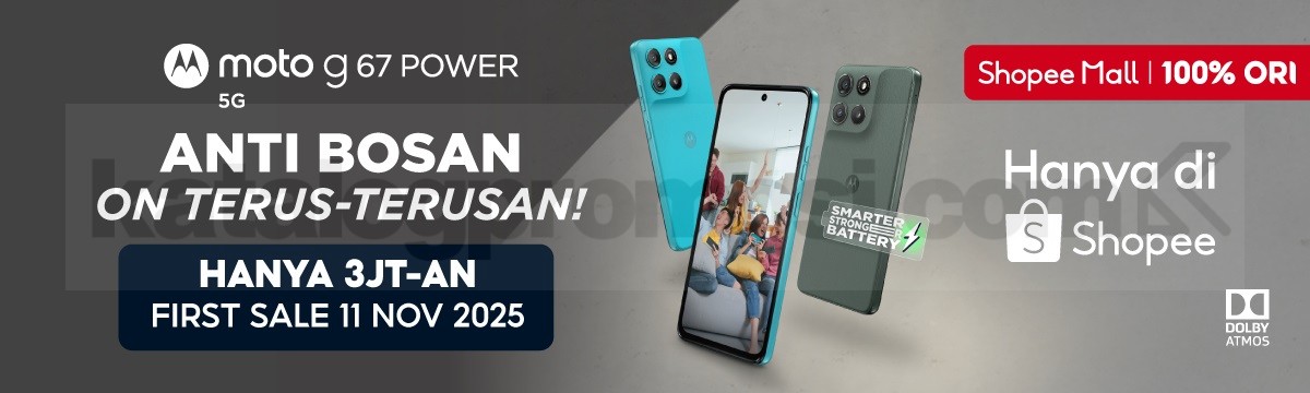 Promo Moto G67 Power 5G di Shopee hanya 3 Jutaan! 