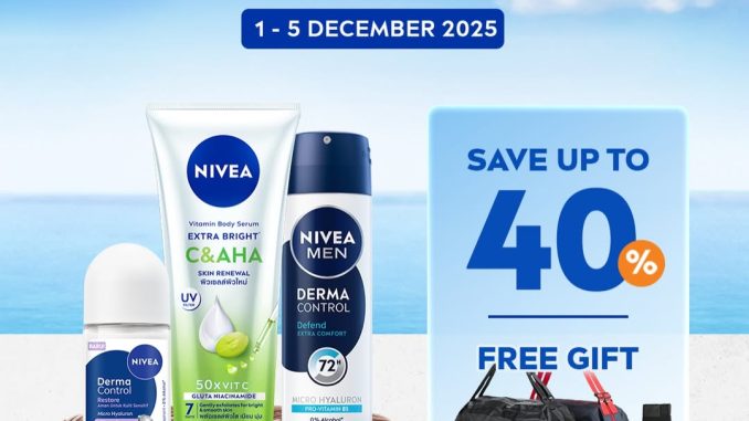 Promo Nivea di Guardian Super Brand Day Diskon 40% + Hadiah Gratis