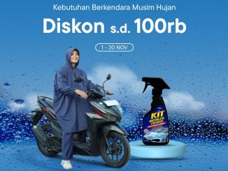 Promo Otomotif di Blibli Perlengkapan Musim Hujan Diskon 100K