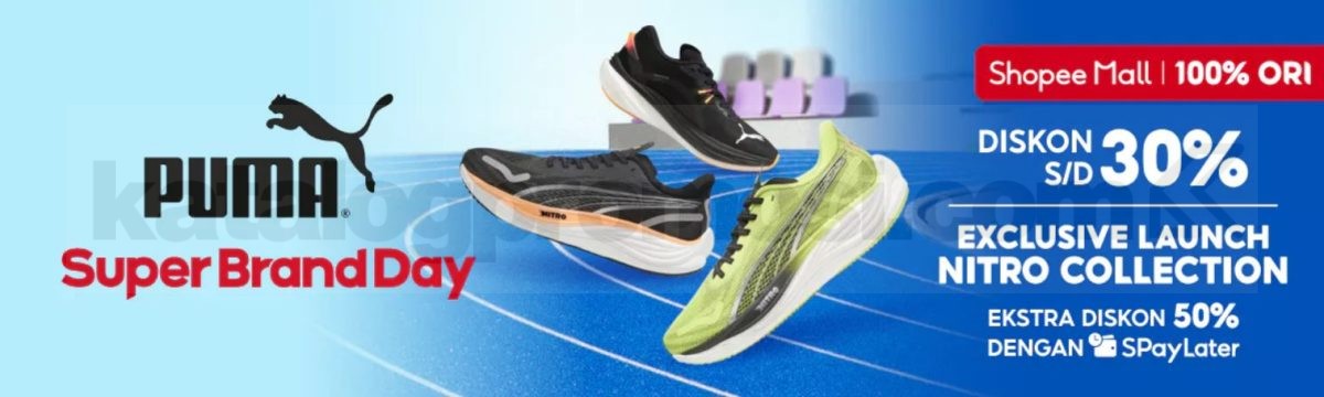 Promo PUMA Shopee Super Brand Day Diskon hingga 30% + Exclusive Launch 