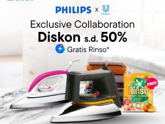 Promo Philips di Blibli Diskon hingga 50% + Gratis Produk Unilever