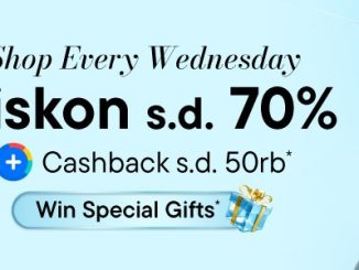 Promo Rabu Cantik Blibli Diskon hingga 70% + Hadiah Spesial 4