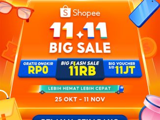 Promo Shopee 11.11 Big Sale Serba 11K + Voucher hingga 11 Juta & Gratis Ongkir!