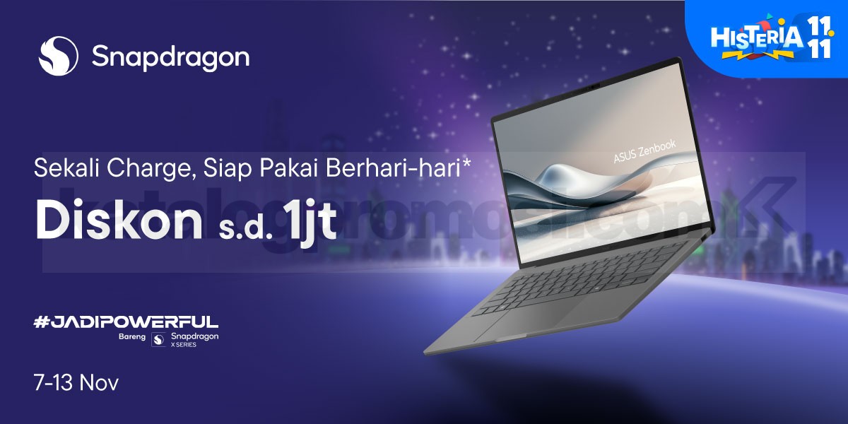 Promo Snapdragon Histeria 11.11 Blibli Diskon hingga 1 Juta