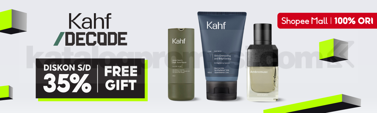 Promo Special Kahf Decode Diskon 35% + Free Gift di Shopee!