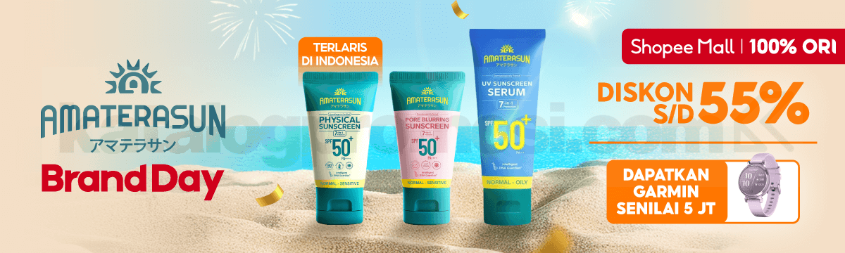 Promo Spesial Amaterasun di Shopee Diskon 55% + Hadiah Garmin 5 Juta! 