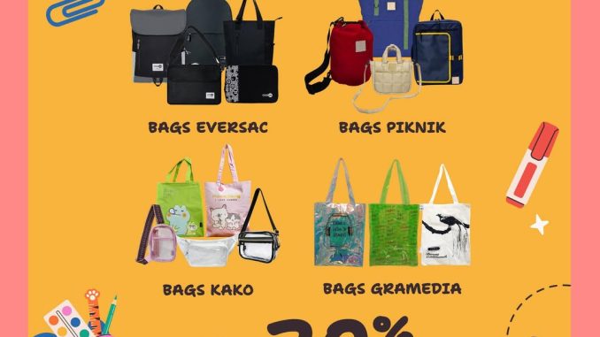 Promo Tas di Gramedia Diskon hingga 70%
