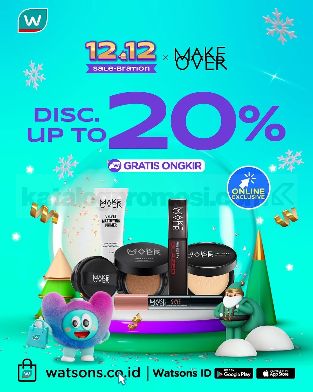 Promo Watsons 12.12 Sale-Bration! Diskon hingga 70% + Ekstra Voucher