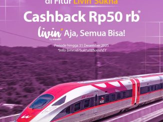 Promo Whoosh di Livin’ by Mandiri Cashback 50K