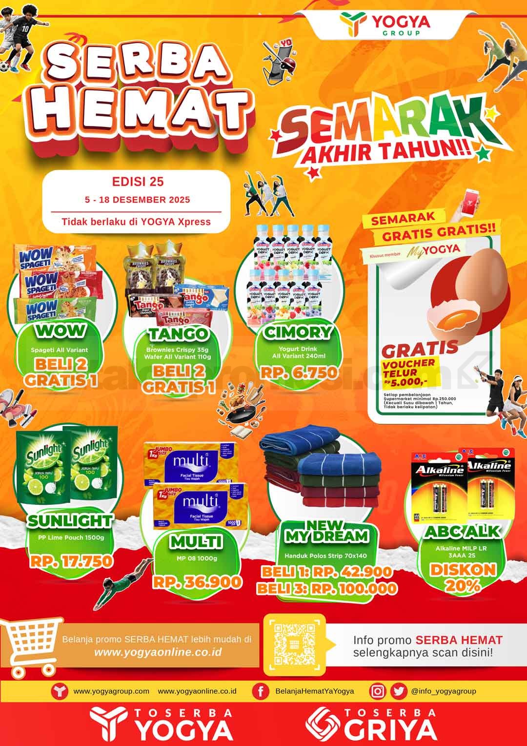 Katalog Promo Toserba Yogya Promo SERBA HEMAT 05-18 Desember 2025 Katalog Promo Toserba Yogya Promo SERBA HEMAT 05-18 Desember 2025 1
