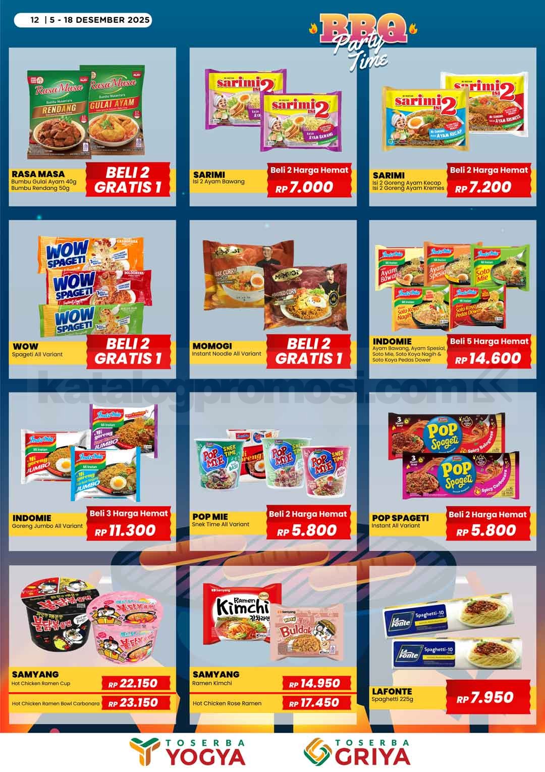 Katalog Promo Toserba Yogya Promo SERBA HEMAT 05-18 Desember 2025 Katalog Promo Toserba Yogya Promo SERBA HEMAT 05-18 Desember 2025 12
