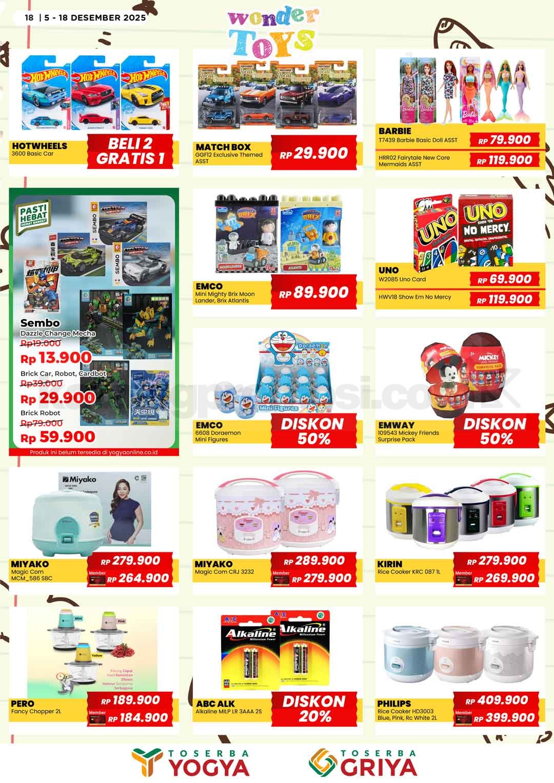 Katalog Promo Toserba Yogya Promo SERBA HEMAT 05-18 Desember 2025 Katalog Promo Toserba Yogya Promo SERBA HEMAT 05-18 Desember 2025 18