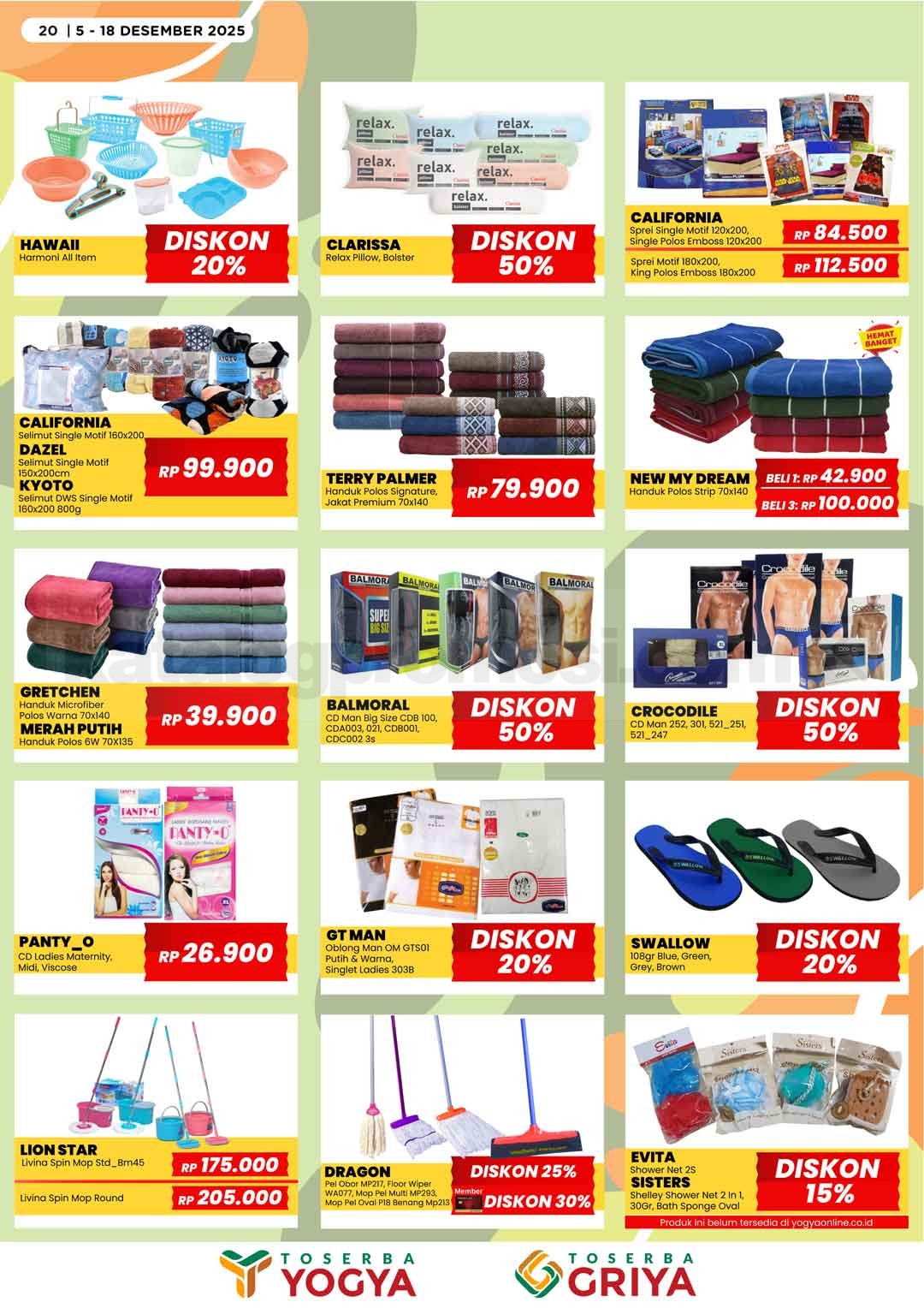 Katalog Promo Toserba Yogya Promo SERBA HEMAT 05-18 Desember 2025 Katalog Promo Toserba Yogya Promo SERBA HEMAT 05-18 Desember 2025 20