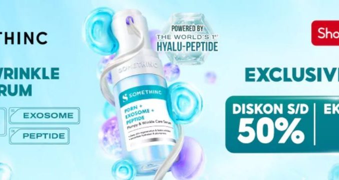 Somethinc PDRN Serum Rilis Eksklusif di Shopee! Diskon 50% + Voucher 50K