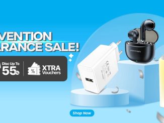 Vention Clearance Sale di Shopee! Diskon hingga 55% + Xtra Voucher 10K 3