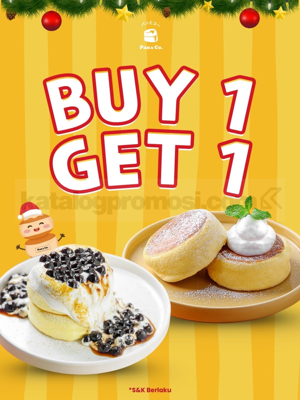 Promo Pan & Co Buy 1 Get 1 All Variant Sweet Pancake* Promo Pan & Co Buy 1 Get 1 All Variant Sweet Pancake* 1