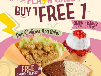 Promo CRÊPE O’BUTTER Flash Sale BUY 1 FREE 1* 5