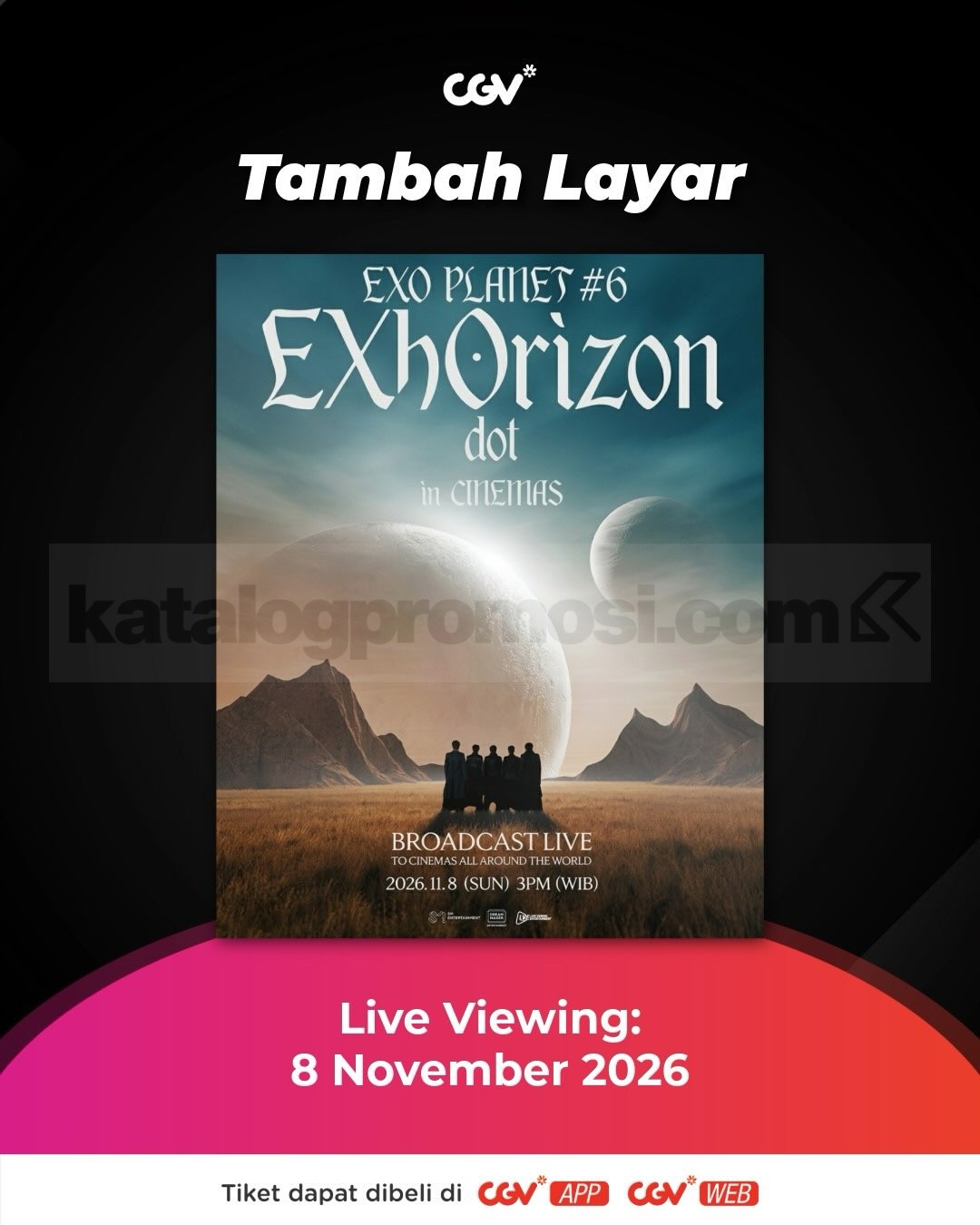 EXO PLANET #6 EXhOrizon di CGV Cinema EXO PLANET #6 EXhOrizon di CGV Cinema 1