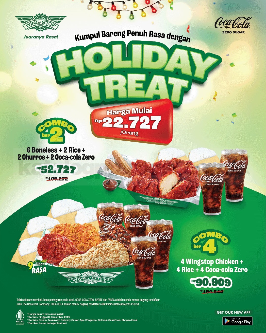 Promo Wingstop Holiday Treat mulai 22 Ribuan* Promo Wingstop Holiday Treat mulai 22 Ribuan* 1
