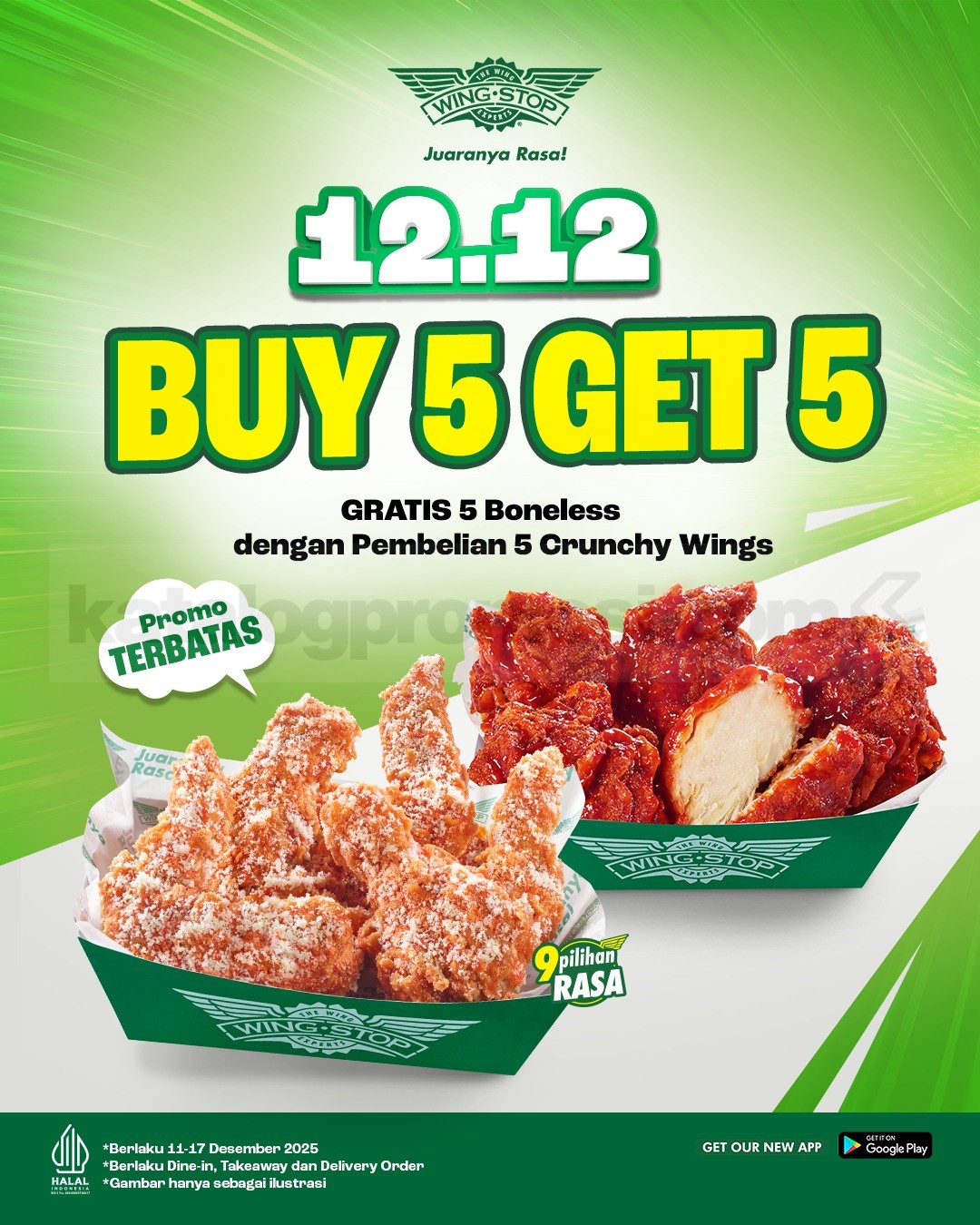 Promo Wingstop 12.12 Buy 5 Get 5 Promo Wingstop 12.12 Buy 5 Get 5 1