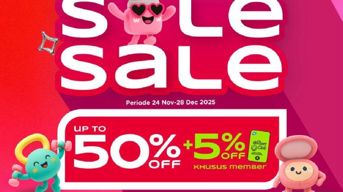Katalog Belanja Watsons Terbaru YEAR END SALE DISKON HINGGA 50% 1