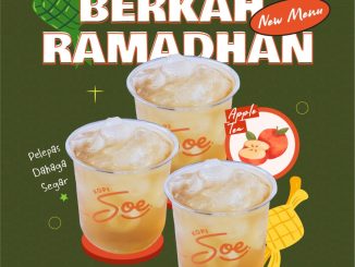Promo Kopi Soe Paket Ramadhan Apple Tea Rp. 45.000 untuk 3 minuman berbuka