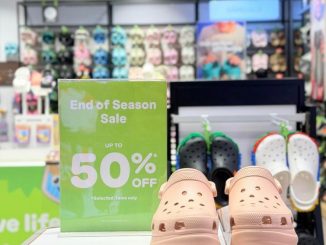 Promo Crocs End of Season Sale diskon hingga 50% untuk berbagai koleksi footwear pilihan.