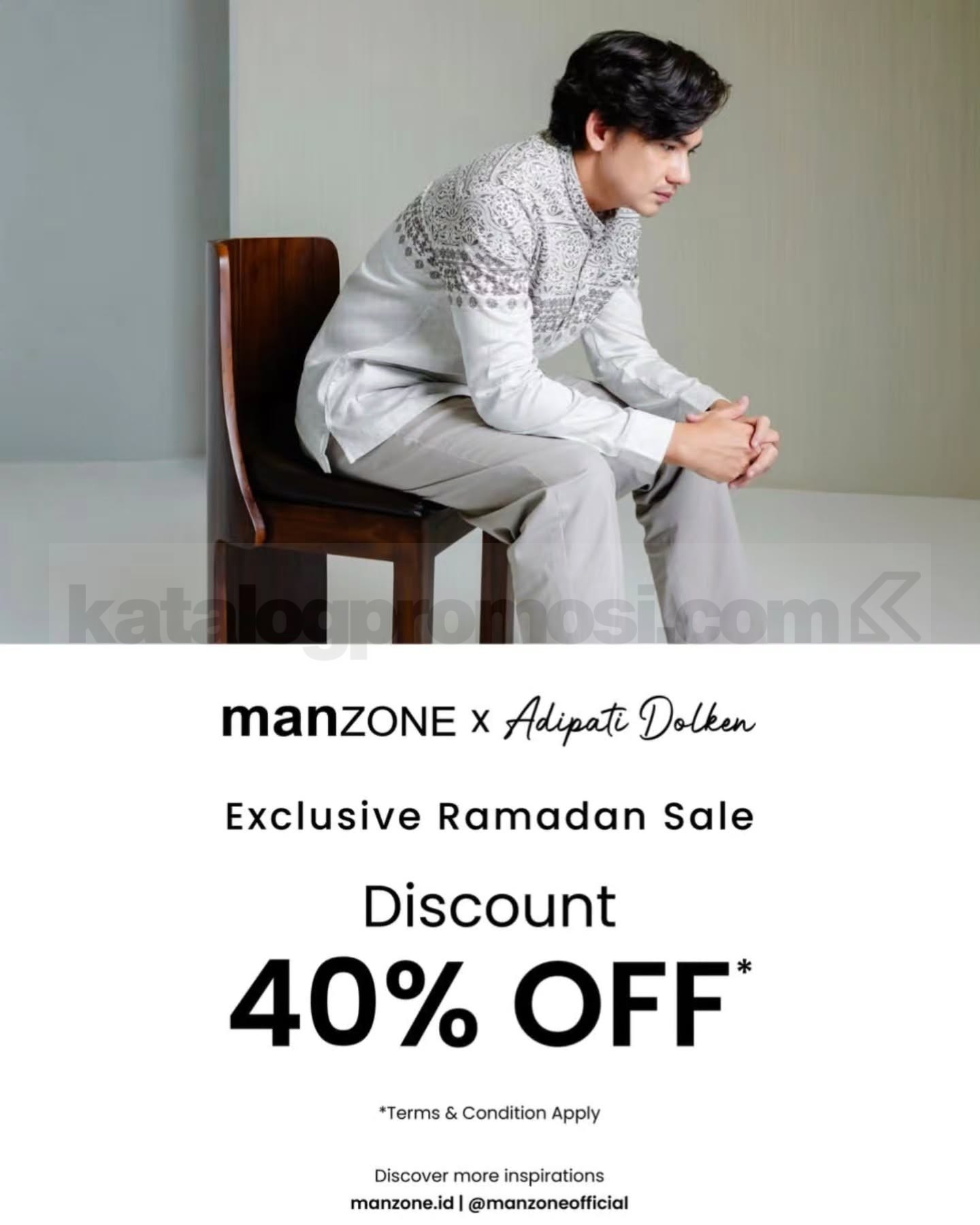 Promo Manzone Festive Collection Diskon hingga 40% Promo Manzone Festive Collection Diskon hingga 40% termasuk kolaborasi Adipati Dolken