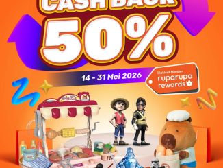 Promo Toys Kingdom Cashback 50% Voucher Rp. 50.000 untuk member ruparupa rewards