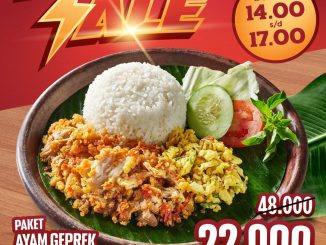 Promo Penyetan Cok Flash Sale Ayam Geprek Rp. 22.000 area Jabodetabek