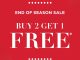 Promo SKECHERS End Of Season Sale Buy 2 Get 1 Free*